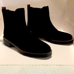 Sam Edelman Jacqueline ankle boots / 7 1/2 / Black and Tan